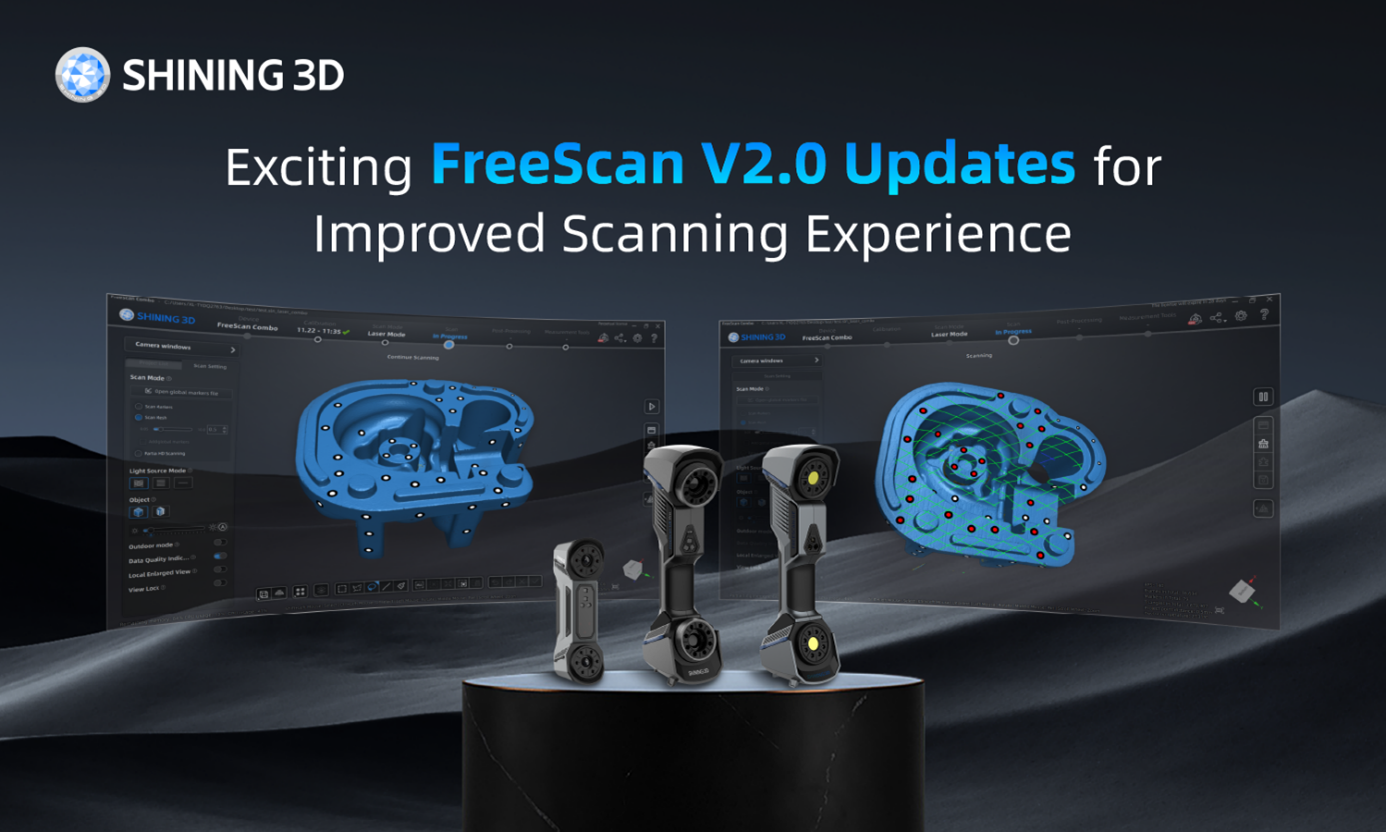 SHINING 3D FREESCAN V2.0 GUNCELLEME