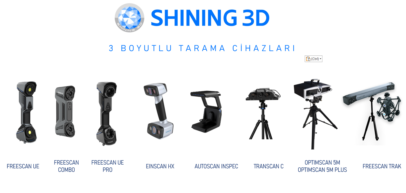 Endüstriyel Makineler İçin Yüksek Kaliteli Yedek Parça Üretimi 1 SHINING 3D TR